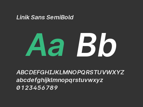 Linik Sans SemiBold