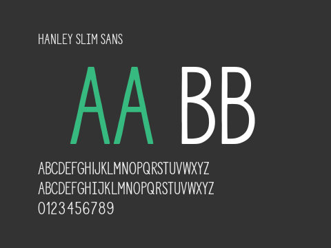 Hanley Slim Sans