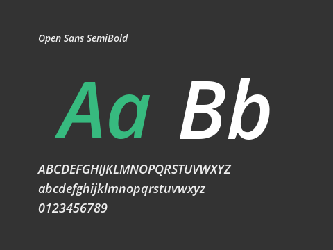 Open Sans SemiBold