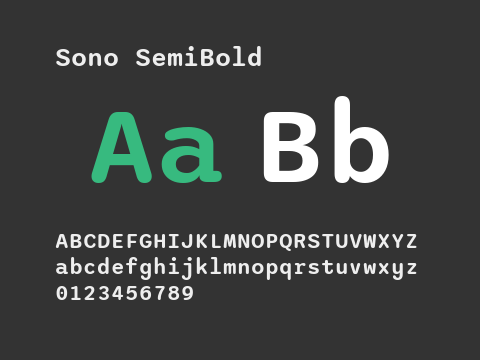 Sono SemiBold