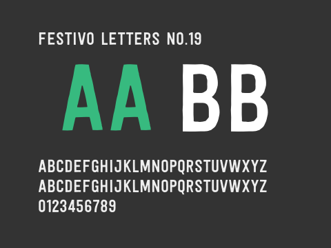 Festivo Letters No.19