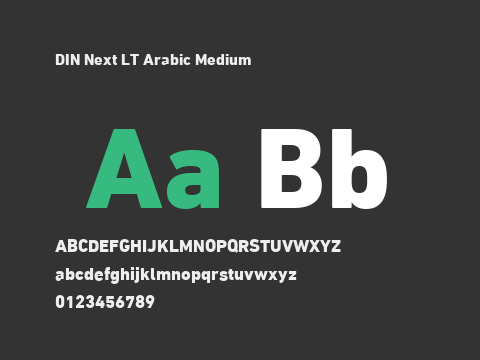 DIN Next LT Arabic Medium