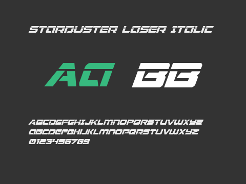 Starduster Laser Italic