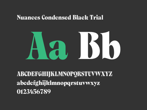 Nuances Condensed Black Trial