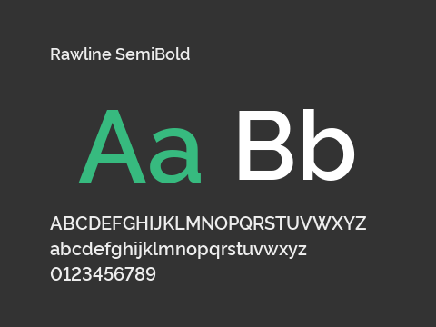 Rawline SemiBold