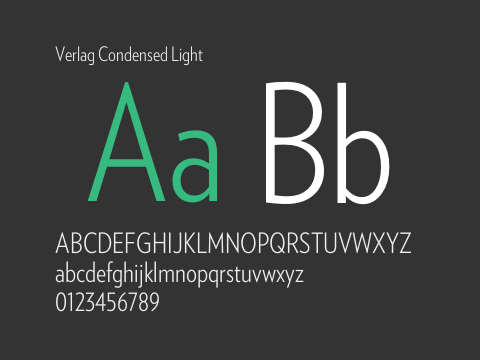 Verlag Condensed Light