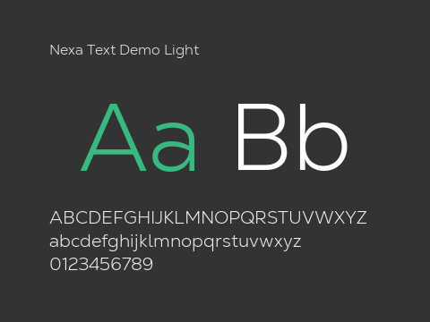 Nexa Text Demo Light