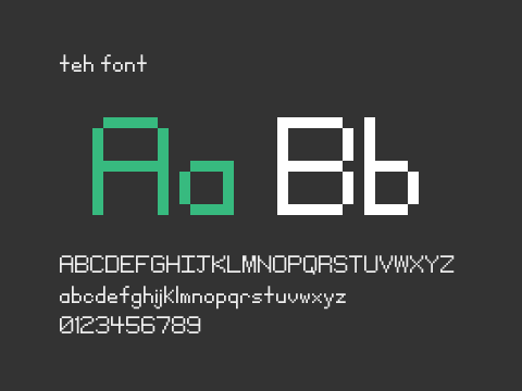 teh font