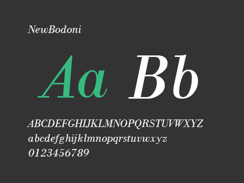 NewBodoni