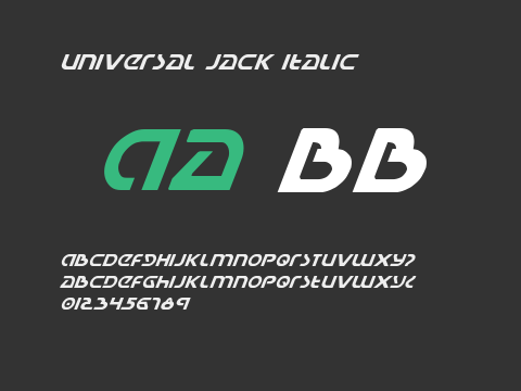 Universal Jack Italic