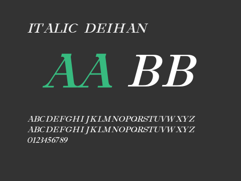 Italic Deihan