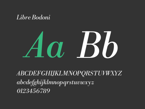 Libre Bodoni