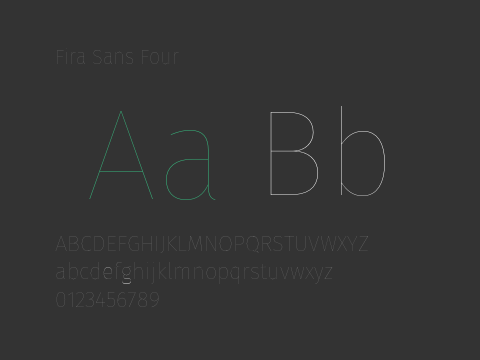 Fira Sans Four