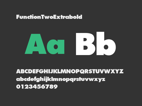 FunctionTwoExtrabold