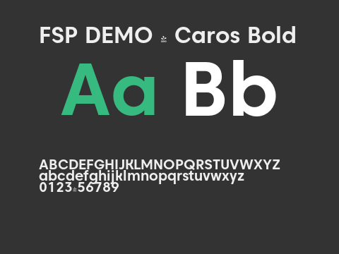 FSP DEMO - Caros Bold