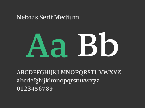 Nebras Serif Medium