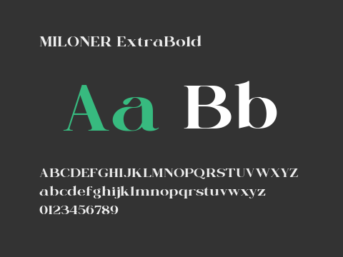 MILONER ExtraBold