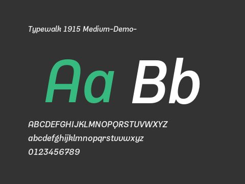 Typewalk 1915 Medium-Demo-