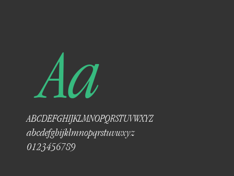 Garamond LT LightCondensed