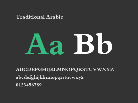 Traditional Arabic