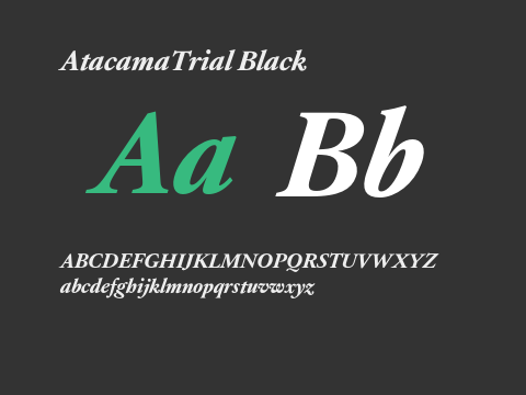 AtacamaTrial Black