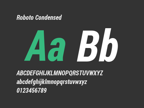 Roboto Condensed