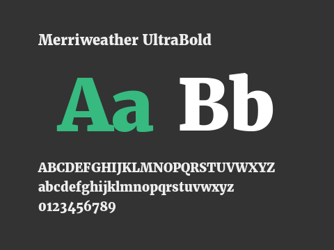 Merriweather UltraBold