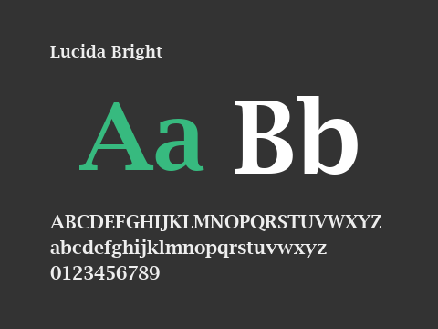 Lucida Bright