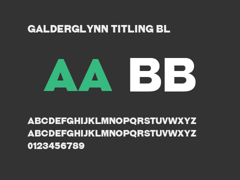 Galderglynn Titling Bl