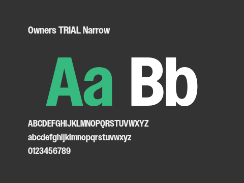 Owners TRIAL Narrow