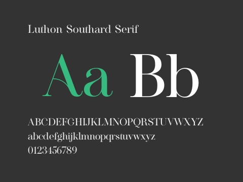 Luthon Southard Serif