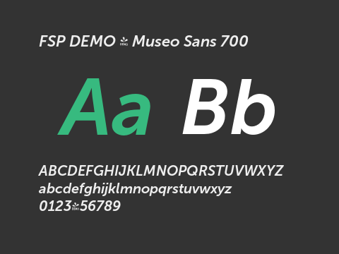 FSP DEMO - Museo Sans 700