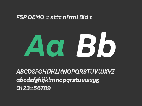 FSP DEMO - sttc nfrml Bld t