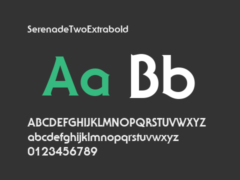 SerenadeTwoExtrabold