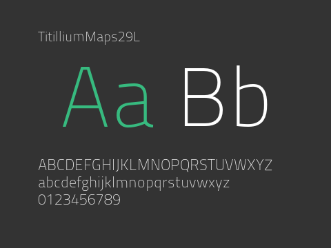 TitilliumMaps29L