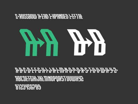 Crossbow Head Expanded Leftal