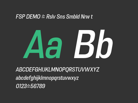 FSP DEMO - Rslv Sns Smbld Nrw t