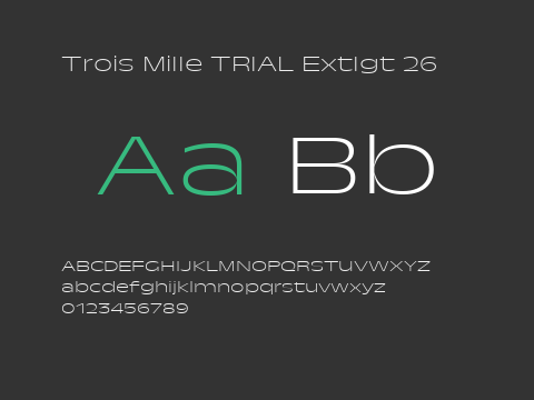 Trois Mille TRIAL Extlgt 26