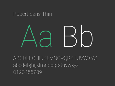 Robert Sans Thin