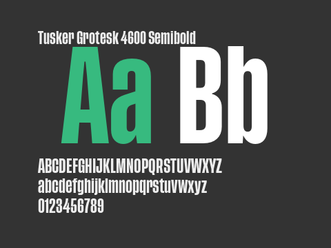 Tusker Grotesk 4600 Semibold