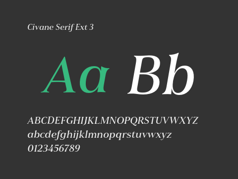 Civane Serif Ext 3