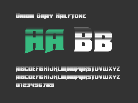 Union Gray Halftone