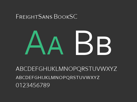 FreightSans BookSC