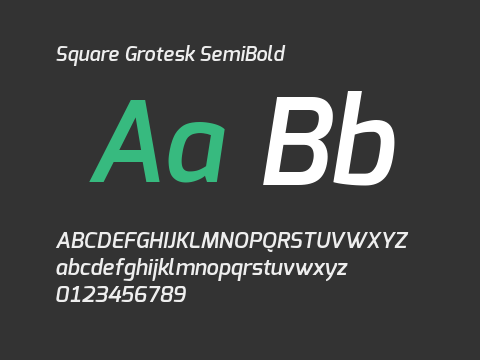 Square Grotesk SemiBold