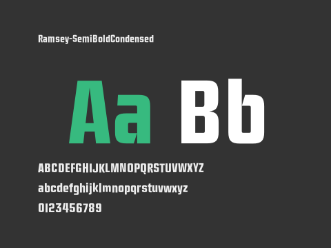 Ramsey-SemiBoldCondensed