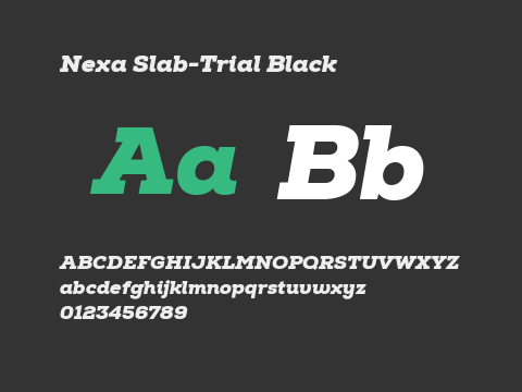 Nexa Slab-Trial Black