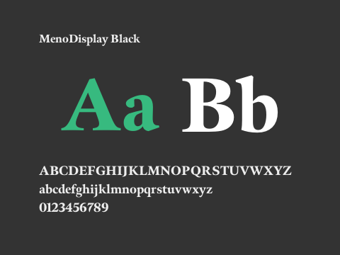 MenoDisplay Black