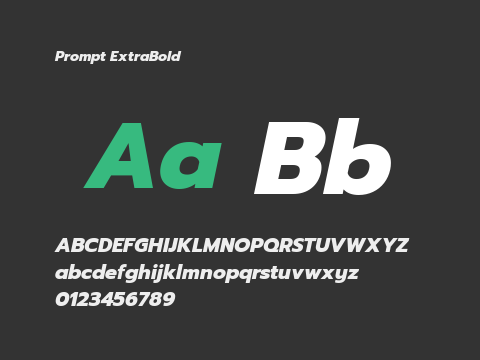 Prompt ExtraBold