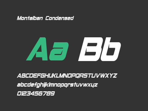 Montalban Condensed