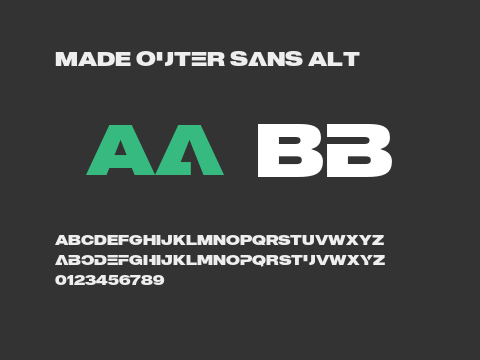 MADE Outer Sans Alt